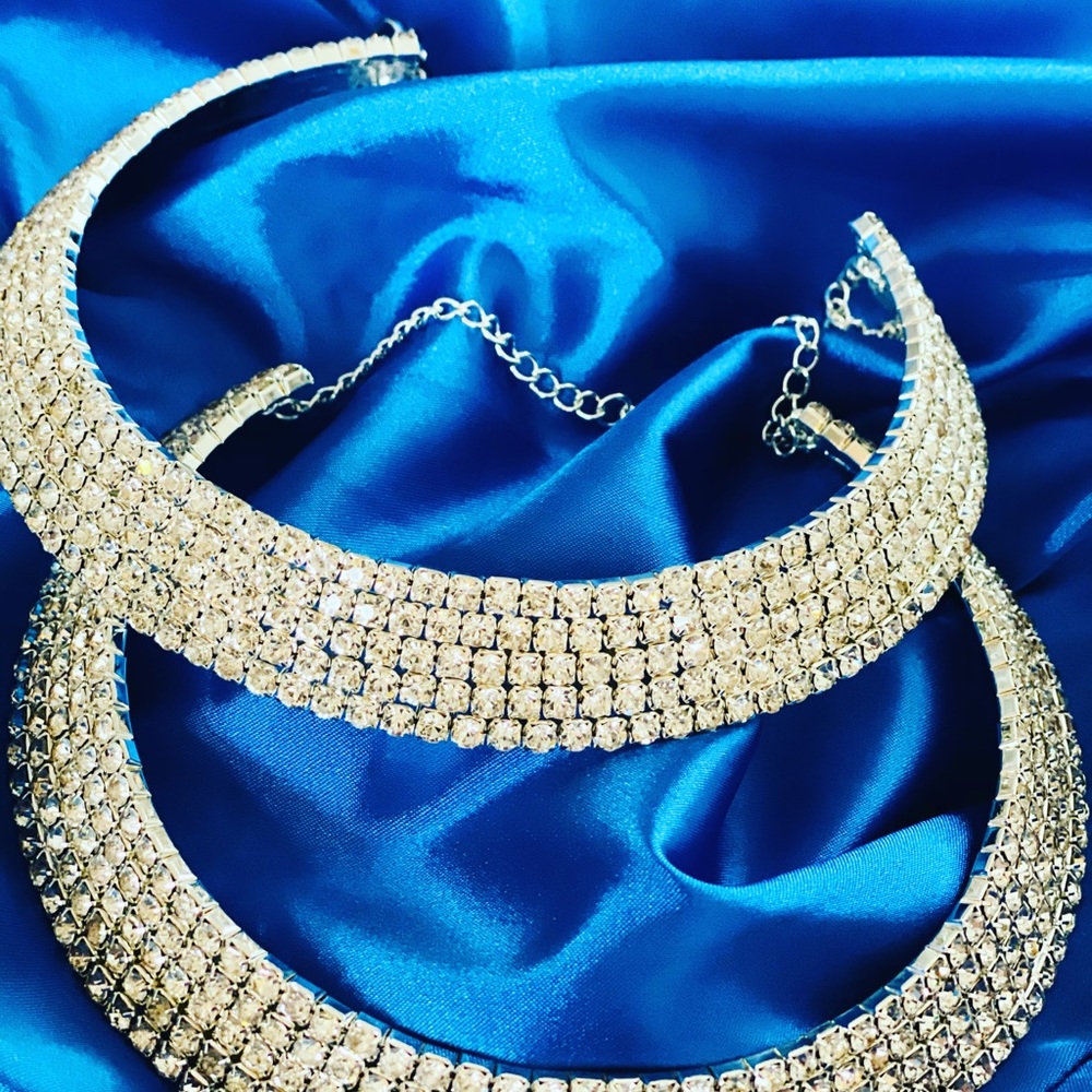 Wedding-Bridal Crystal necklace 💕